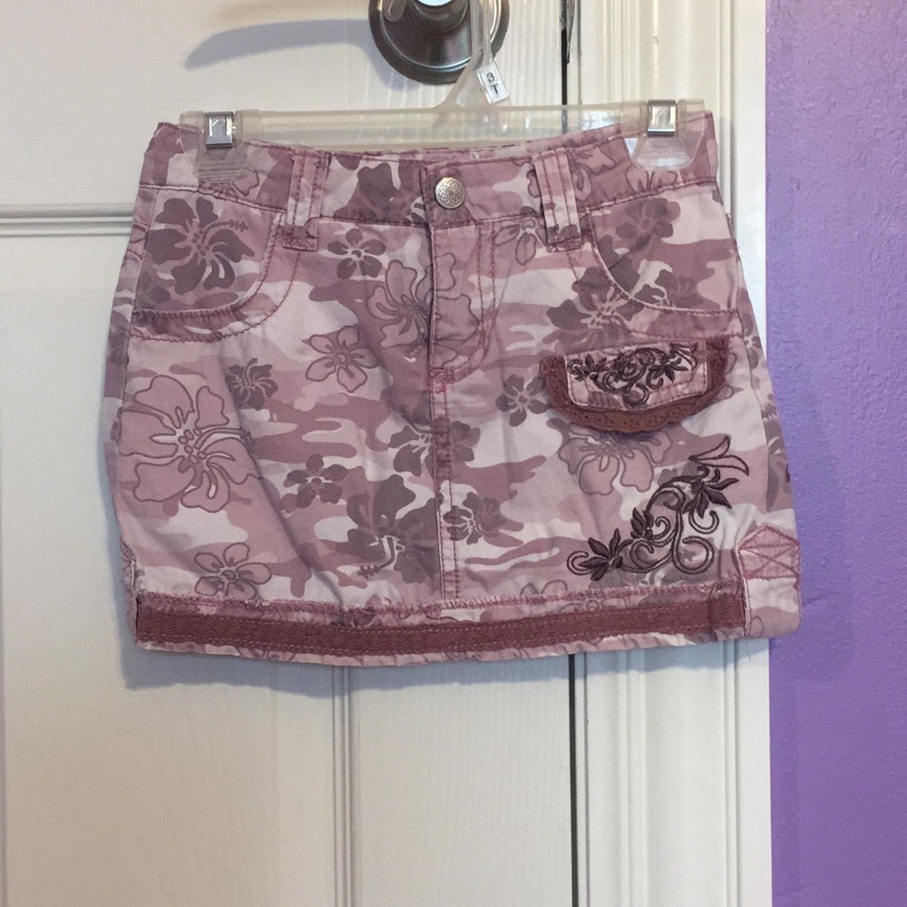 Girls flower Circo khaki skirt